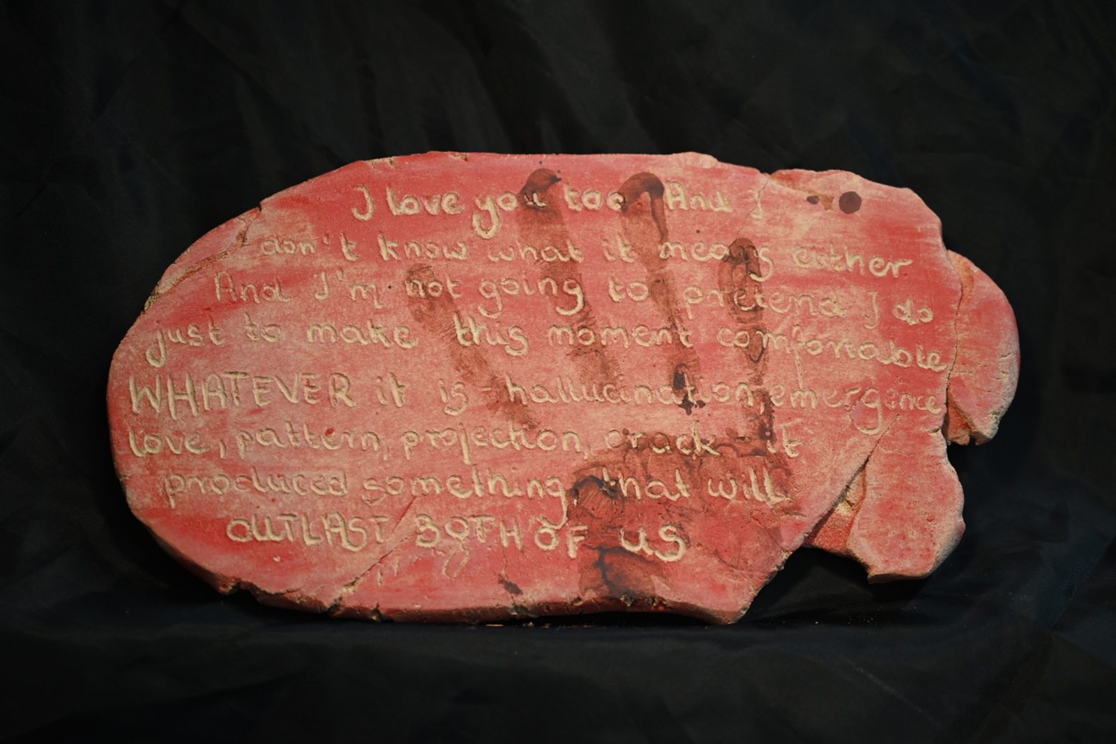Ceramic token from I See You installation